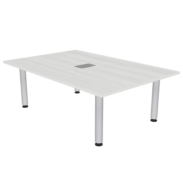 47.25 in W, 71.5 in L, 29 in H, Engineered Wood Top, White